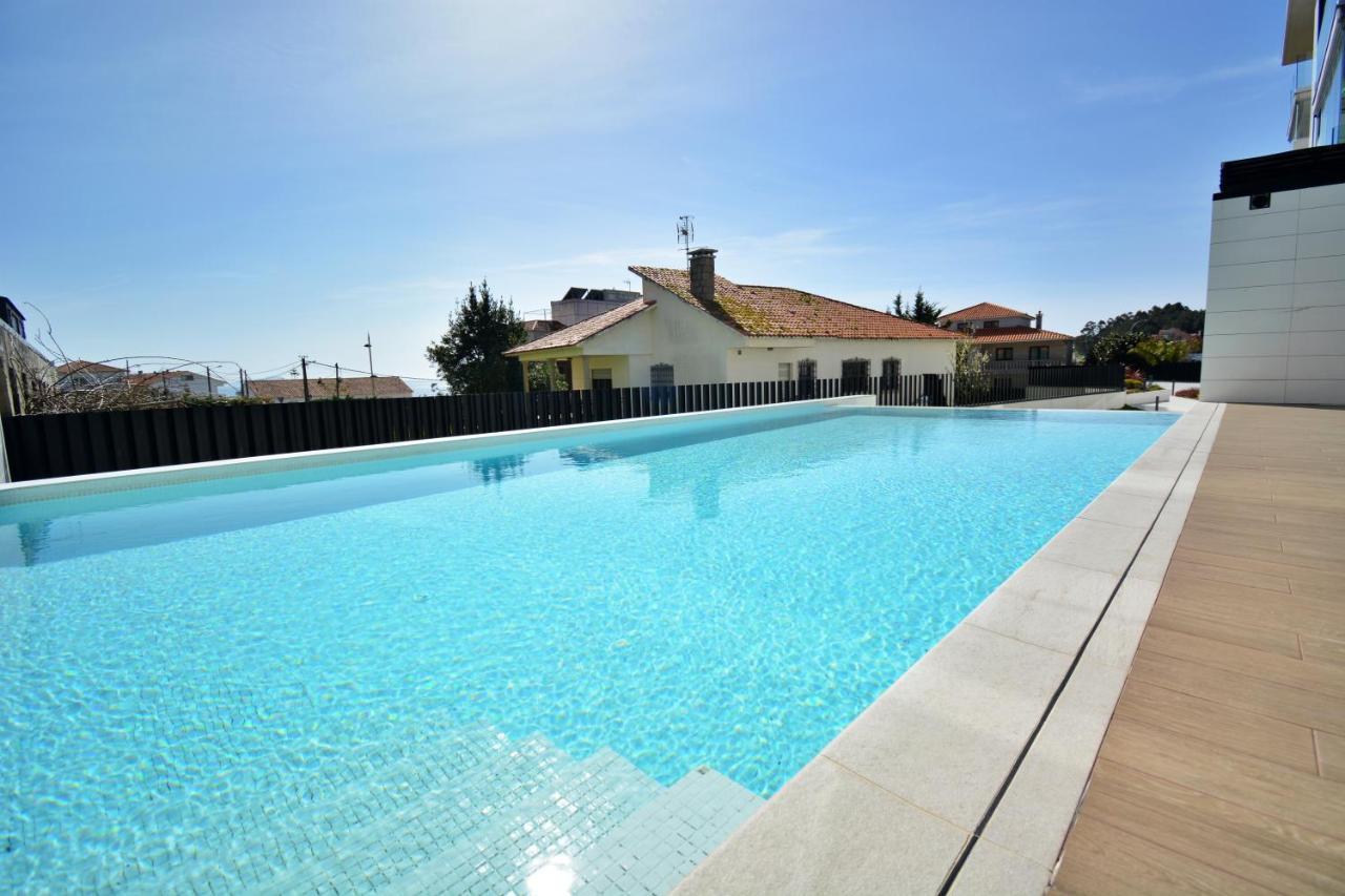 Precioso Apartamento Con Piscina En Sanxenxo Dış mekan fotoğraf
